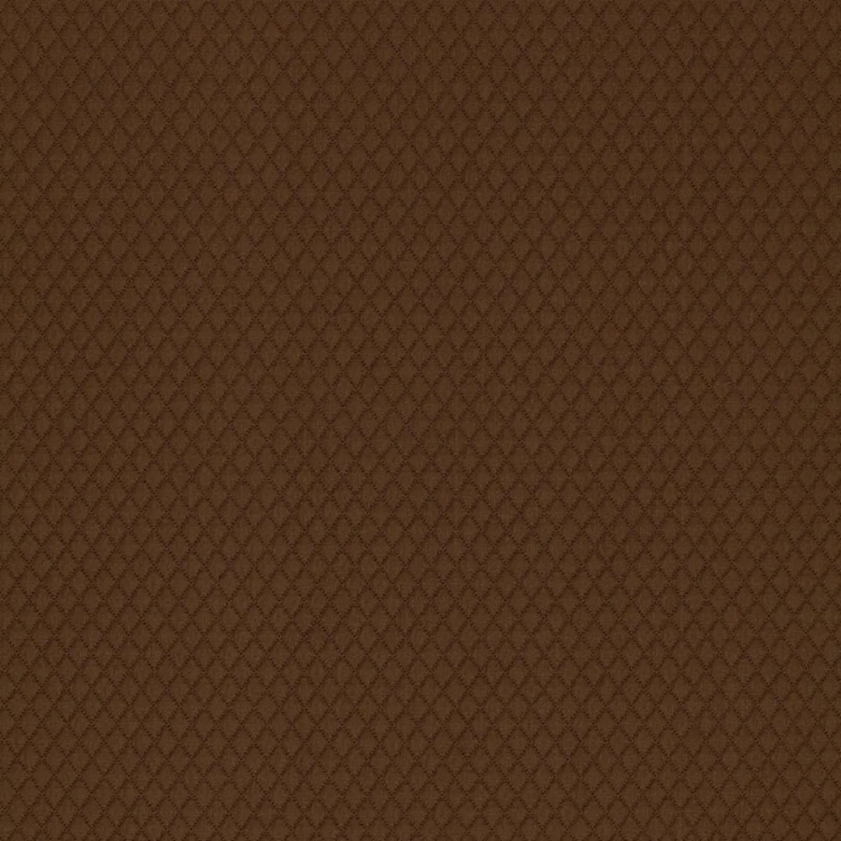 Schumacher 3303091 Carreau Matelassé Mocha fabric swatch