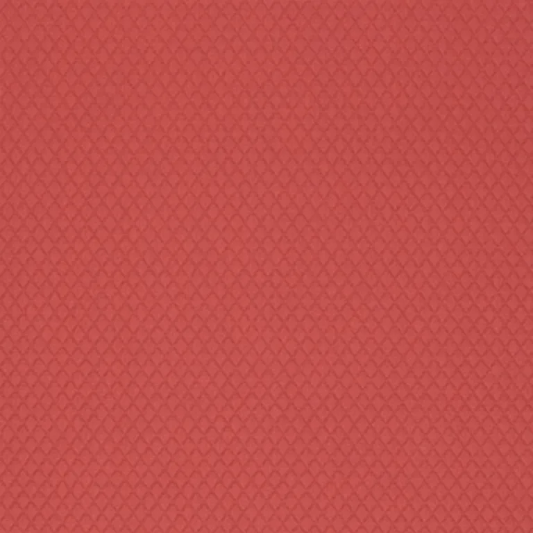 Schumacher 3303043 Carreau Matelassé Rouge fabric swatch
