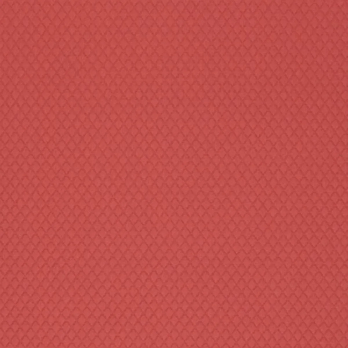 Schumacher 3303043 Carreau Matelassé Rouge fabric swatch