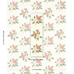 Schumacher 180911 Casablanca Floral Indoor/Outdoor Coral fabric swatch