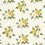 Schumacher 180912 Casablanca Floral Indoor/Outdoor Pale Yellow fabric swatch