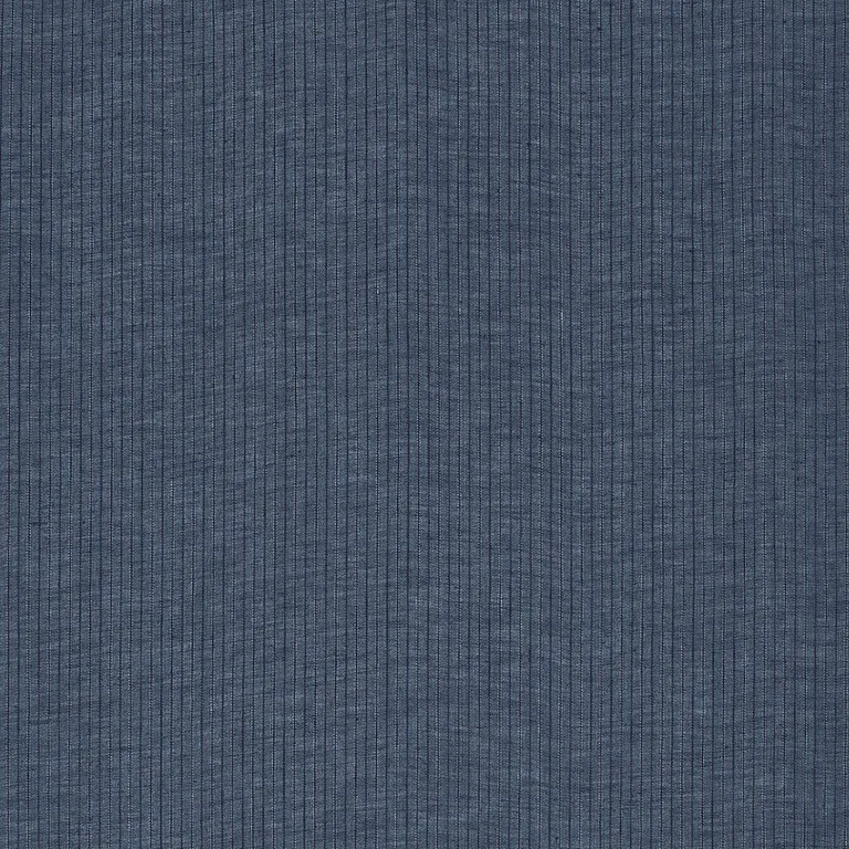 Schumacher 67390 Cascade Stripe Sheer Indigo fabric swatch