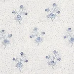 Schumacher 175971 Cassis Floral Bleu fabric swatch