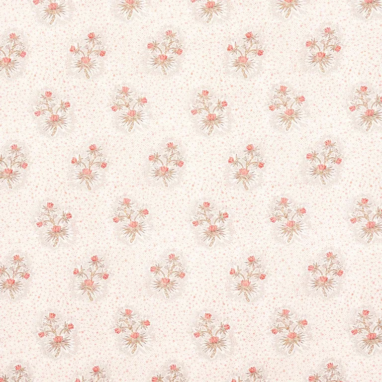 Schumacher 175970 Cassis Floral Rouge fabric swatch