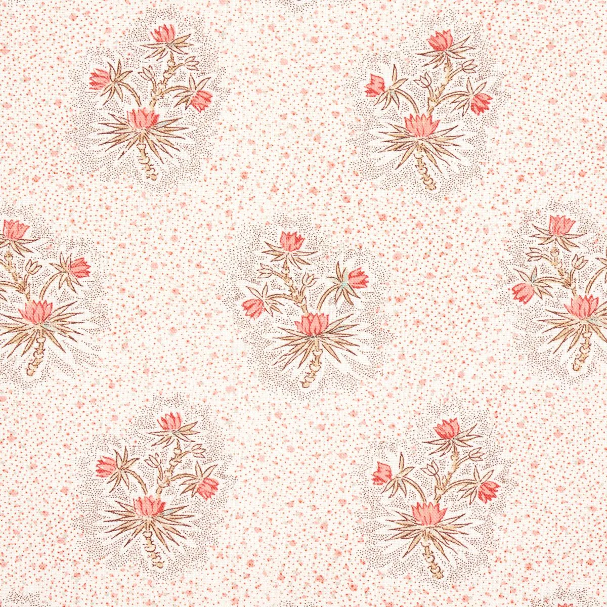 Schumacher 175970 Cassis Floral Rouge fabric swatch