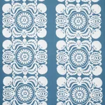 Schumacher 70262 Castanet Embroidery Chambray fabric swatch