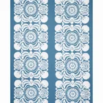 Schumacher 70262 Castanet Embroidery Chambray fabric swatch