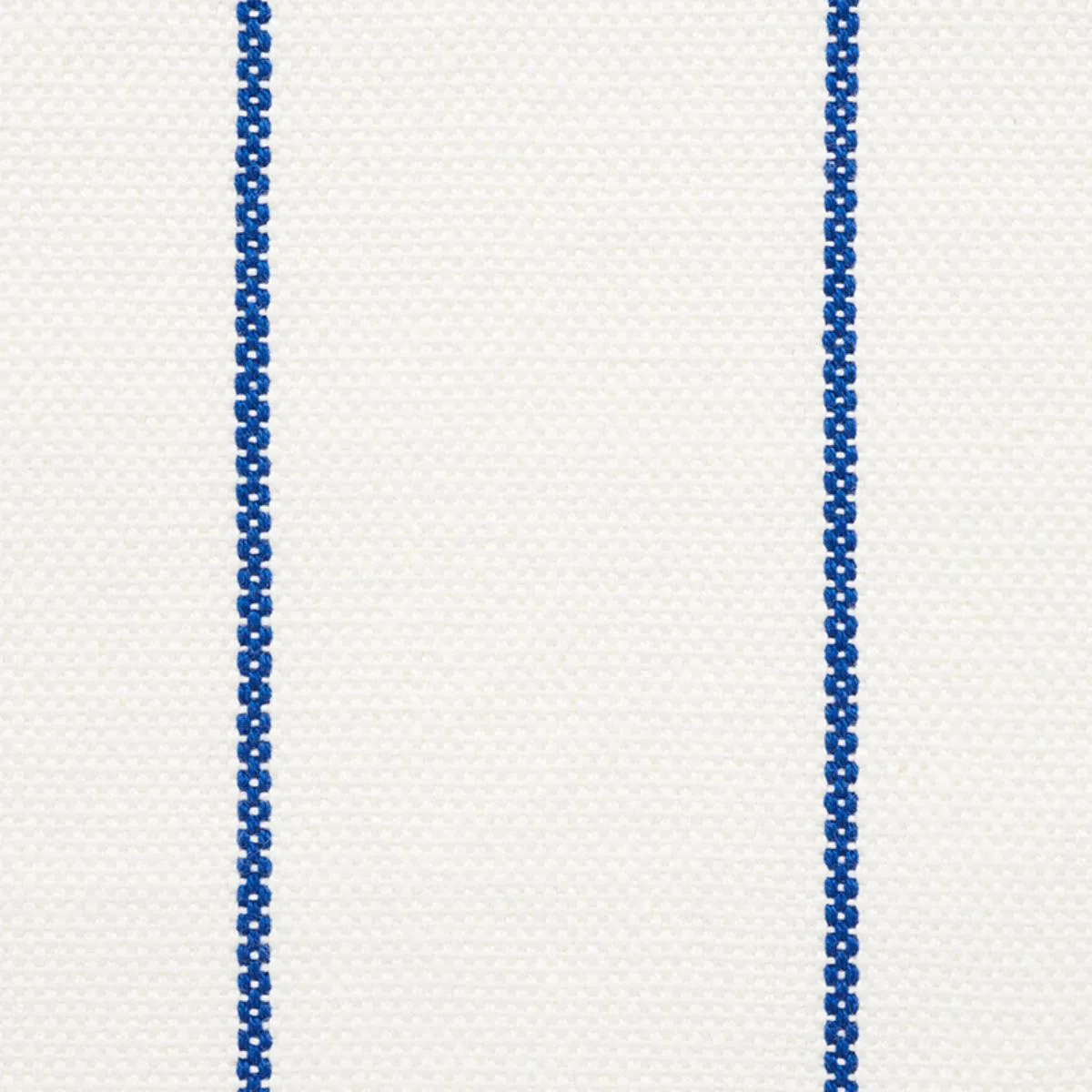 Schumacher 75250 Cavett Stripe Blue fabric swatch