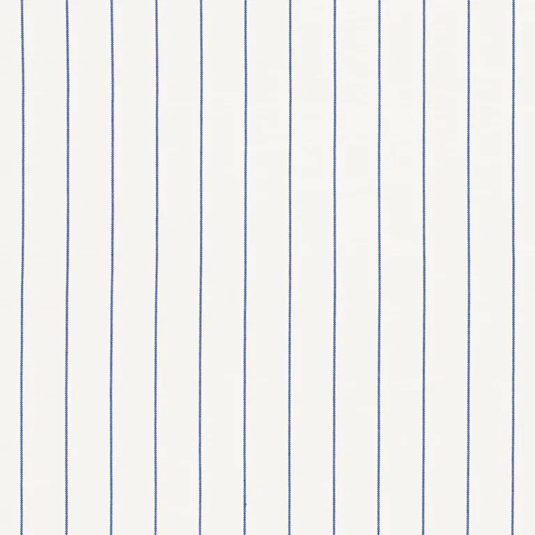 Schumacher 75250 Cavett Stripe Blue fabric swatch