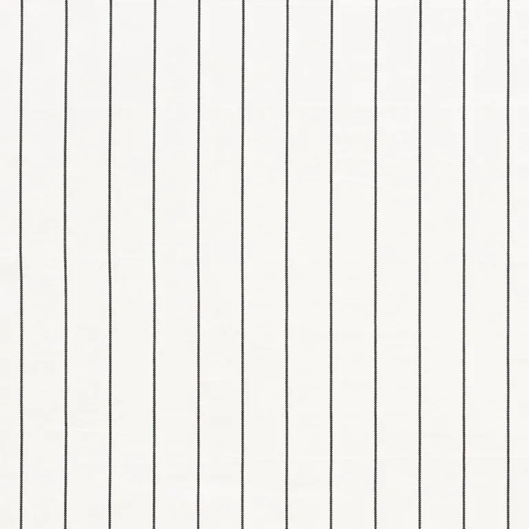 Schumacher 75251 Cavett Stripe Charcoal fabric swatch