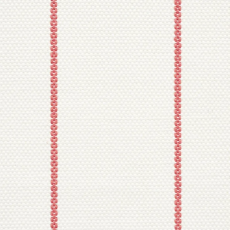 Schumacher 75252 Cavett Stripe Rose fabric swatch