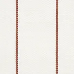 Schumacher 75253 Cavett Stripe Sienna fabric swatch