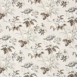 Schumacher 176810 Cecil Chintz Grisaille fabric swatch