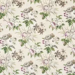 Schumacher 176811 Cecil Chintz Wisteria fabric swatch