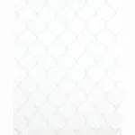 Schumacher 56001 Celena Sheer Embroidery Pearl fabric swatch
