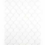 Schumacher 56000 Celena Sheer Embroidery Sand fabric swatch
