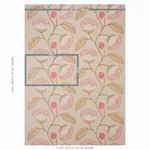 Schumacher 78302 Celinda Embroidery Blush fabric swatch