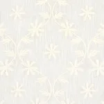Schumacher 67620 Cellini Embroidered Sheer Ivory fabric swatch