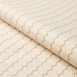 Schumacher 181442 Centipede Stripe Angel Pink fabric swatch
