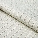 Schumacher 181441 Centipede Stripe Pumice fabric swatch
