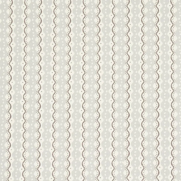 Schumacher 181441 Centipede Stripe Pumice fabric swatch
