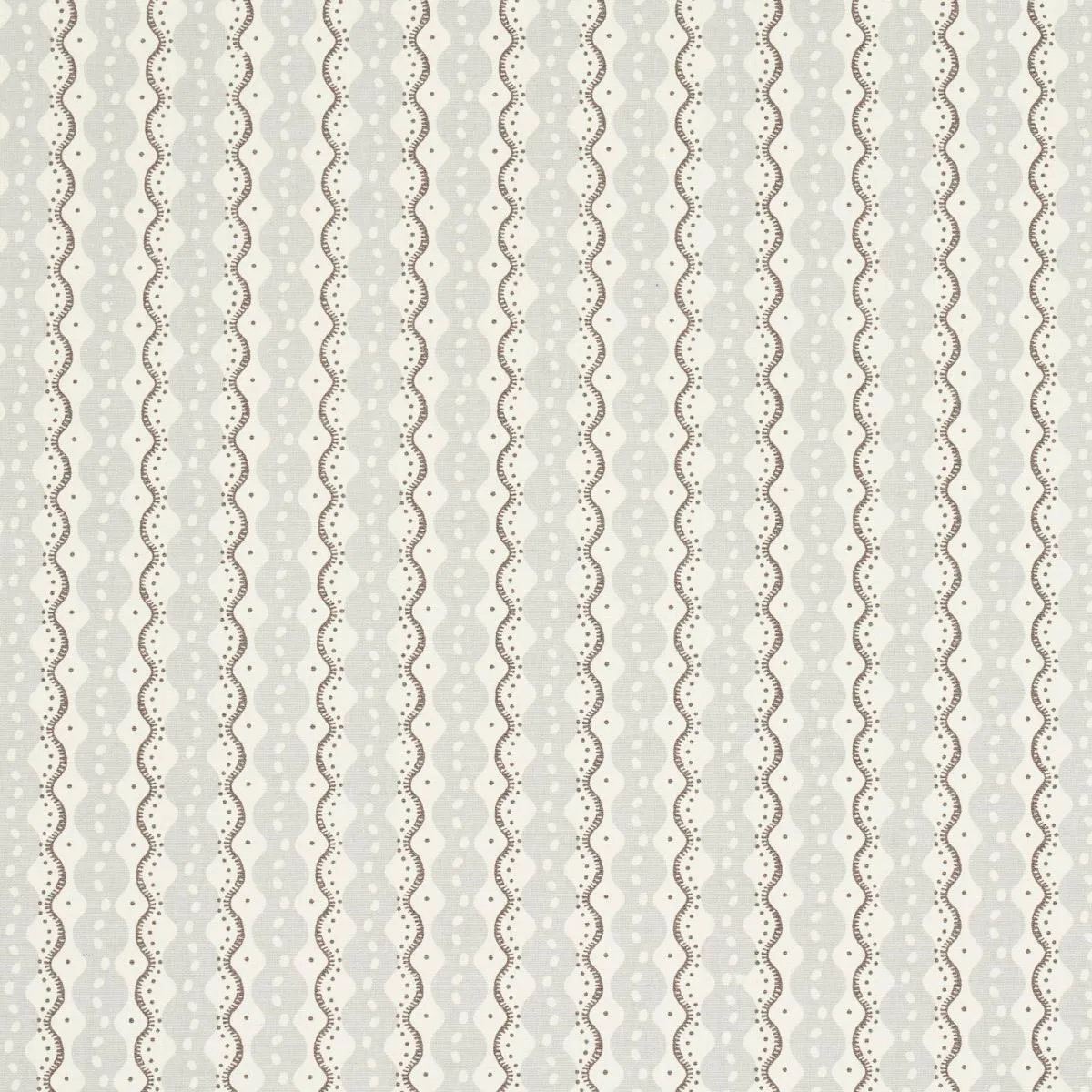 Schumacher 181441 Centipede Stripe Pumice fabric swatch