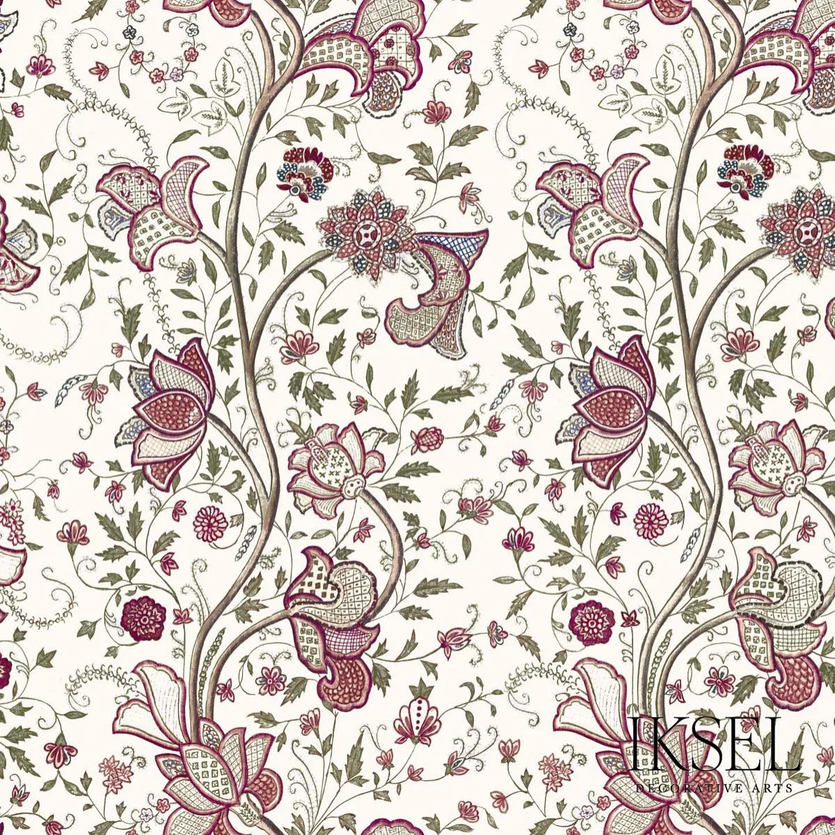 Schumacher RF317CS01 Chandernagor Original fabric swatch
