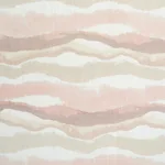 Schumacher 181620 Chandler Warp Print Sienna fabric swatch