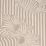 Schumacher 182541 Chaney Floral Sand fabric swatch