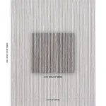 Schumacher 182552 Chaney Stripe Carbon fabric swatch