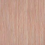 Schumacher 182551 Chaney Stripe Terracotta fabric swatch