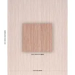 Schumacher 182551 Chaney Stripe Terracotta fabric swatch