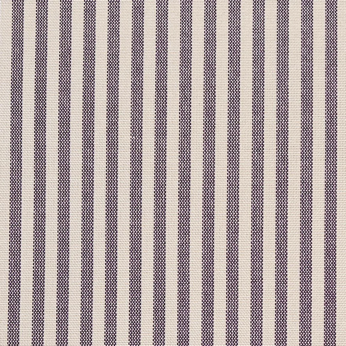 Schumacher 60923 Charee Silk Stripe Aubergine fabric swatch