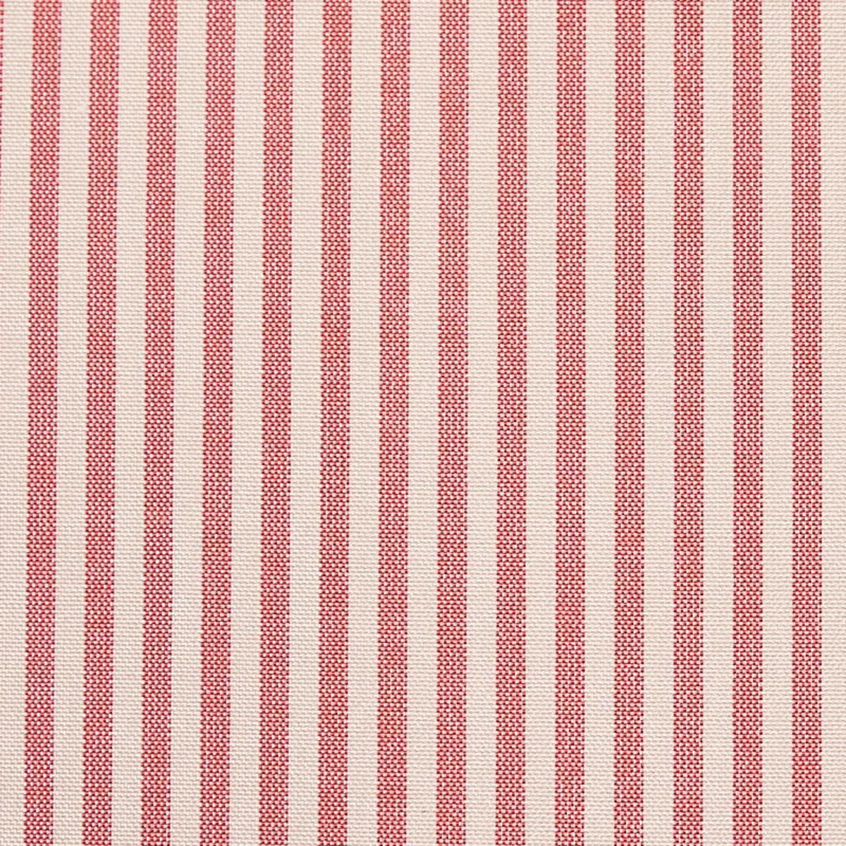 Schumacher 60924 Charee Silk Stripe Red fabric swatch