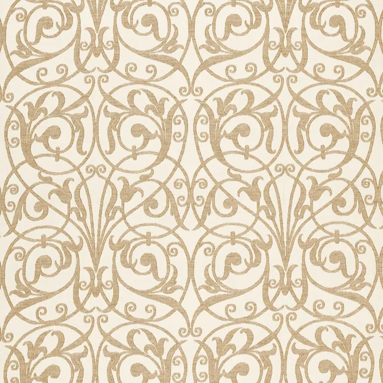 Schumacher 66300 Charleston Wool Sheer Taupe fabric swatch