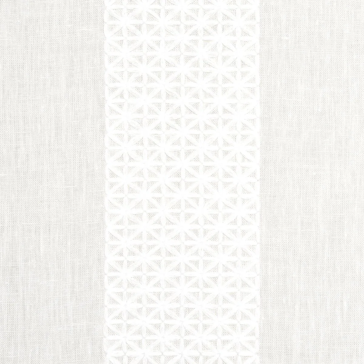 Schumacher 69170 Charmant Ivory fabric swatch