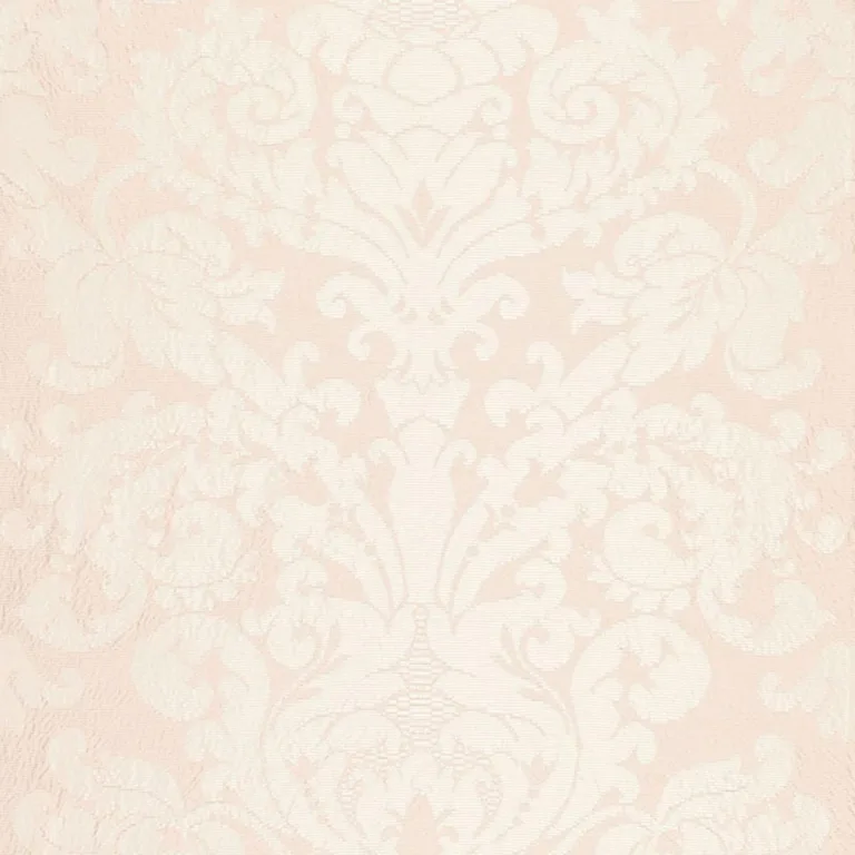 Schumacher 68881 Chateau Silk Damask Blush fabric swatch