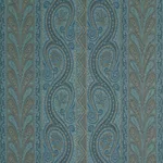 Schumacher 50774 Chatelaine Paisley Blue fabric swatch