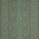 Schumacher 50776 Chatelaine Paisley Jade fabric swatch