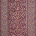 Schumacher 50775 Chatelaine Paisley Magenta fabric swatch