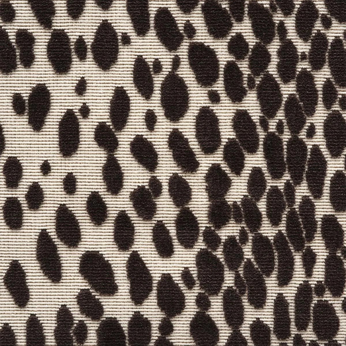 Schumacher 73910 Cheetah Velvet Java fabric swatch
