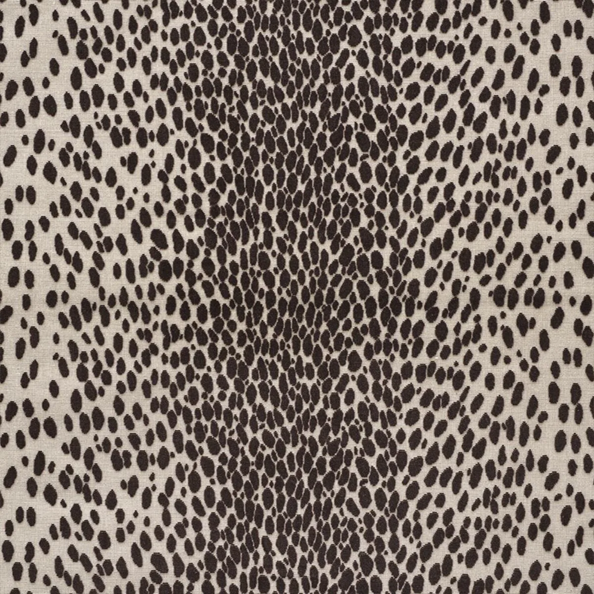Schumacher 73910 Cheetah Velvet Java fabric swatch