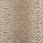 Schumacher 73911 Cheetah Velvet Natural fabric swatch