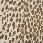 Schumacher 73911 Cheetah Velvet Natural fabric swatch