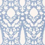Schumacher 173567 Chenonceau Sky fabric swatch