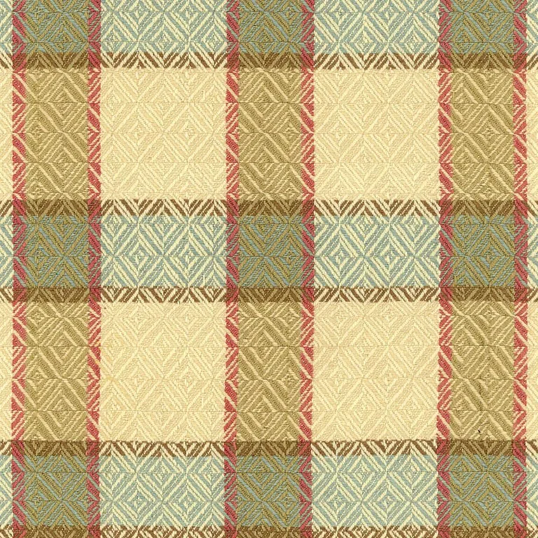Schumacher 55330 Chesterfield Plaid Cottage fabric swatch