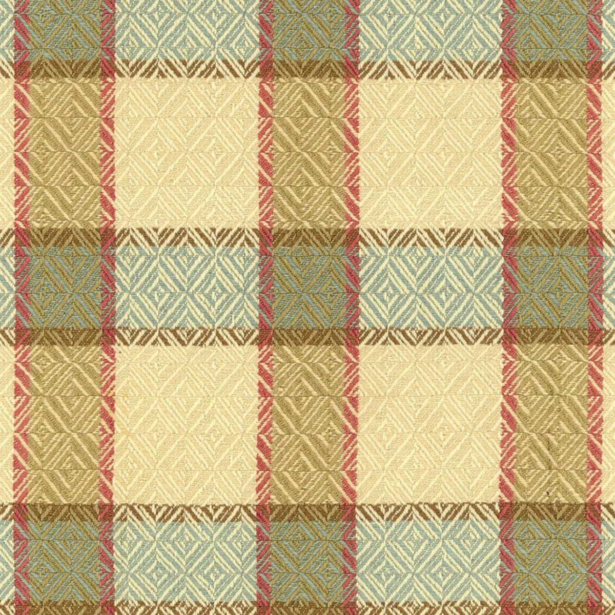 Schumacher 55330 Chesterfield Plaid Cottage fabric swatch