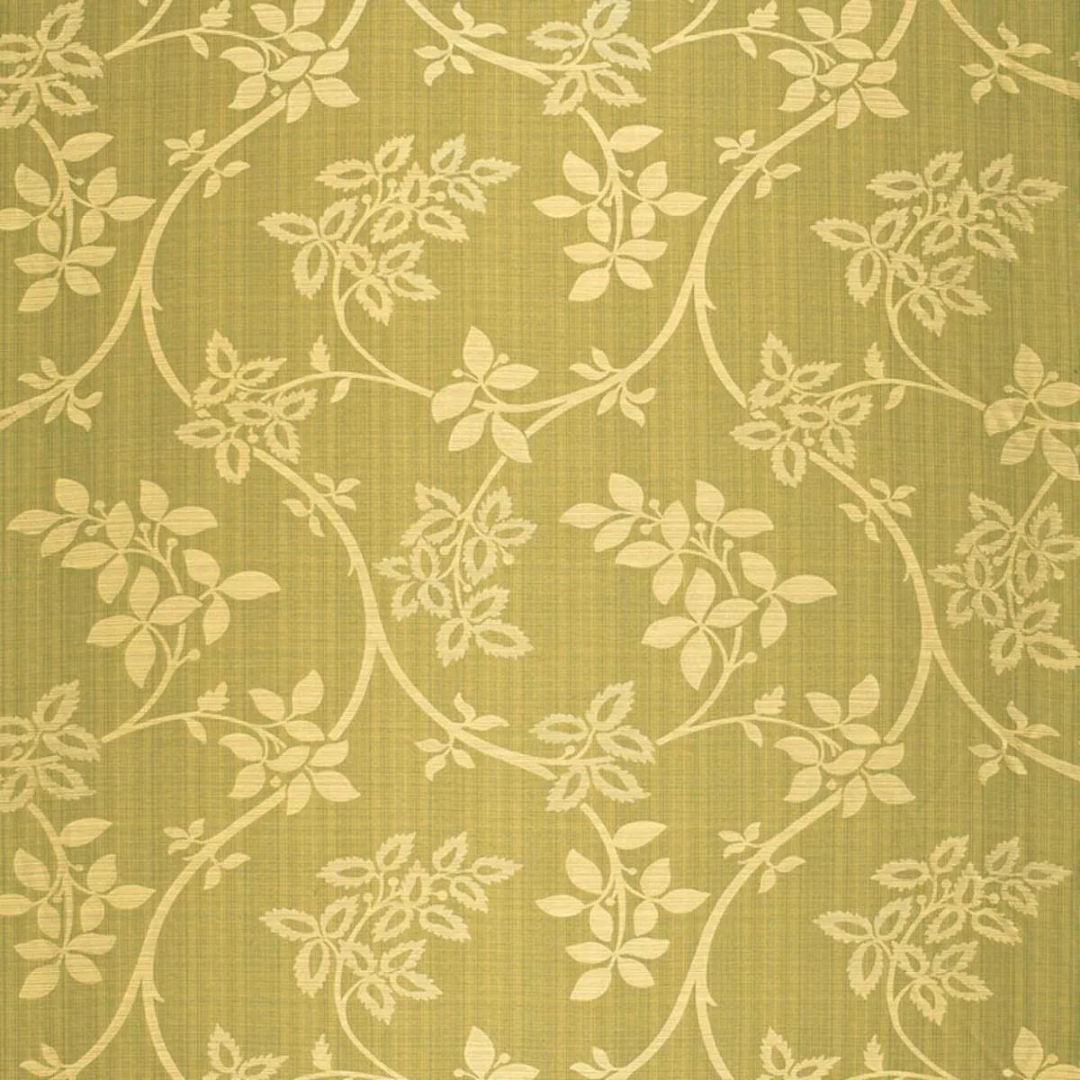 Schumacher 51990 Cheverny Vine Leaf fabric swatch