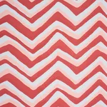 Schumacher 183722 Chevron Coral fabric swatch