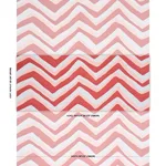 Schumacher 183722 Chevron Coral fabric swatch